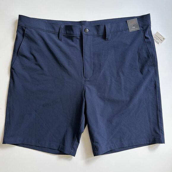 14th and Union Slim Fit Shorts Mens Size 40 Navy Blue 9” Inseam Performance NWT - Picture 1 of 9